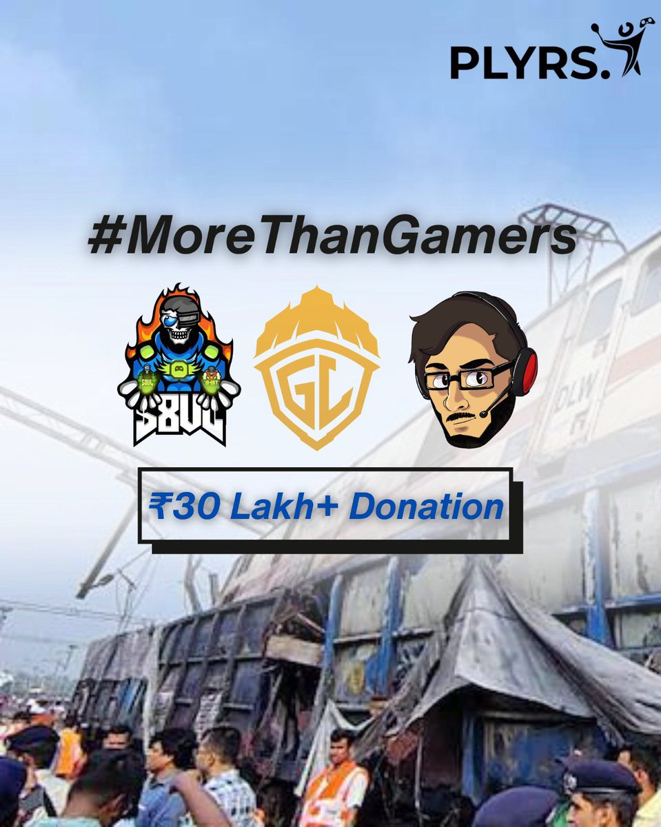 Whenever the country needed them, they always came forward!🇮🇳🙌🏻
.
.
.
#OdishaRailTragedy #s8ul #godlike #GamersUnite #OdishaTrainAccident