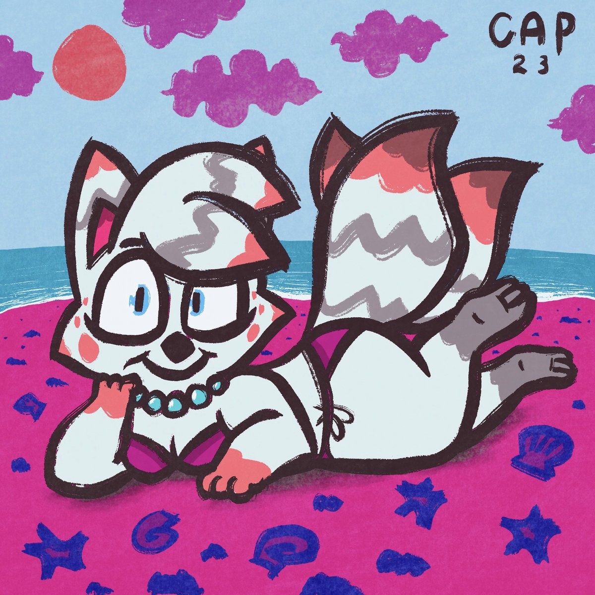 captoons02's tweet photo. Summer Kitsune! Kim Loves The Beach
#characterart #characterdesign #cartoon #colourful #anthroart #captoons #tropical #illustration #creative #britishartist #drawing #animals #cartoony #kitsune #fox #beach #swimsuit https://t.co/CW4txLq9TG