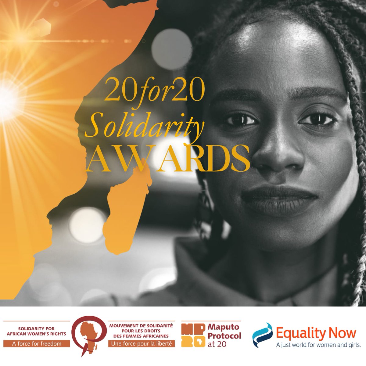 The 20th anniversary celebrations of the Maputo Protocol aim to recognize 20 outstanding champions who campaign for women's rights, through the 20 for 20 Solidarity Awards.  Nominations are now open and close on June 14, 2023. Nominate someone today at: soawr.org/maputo-at-20/a…