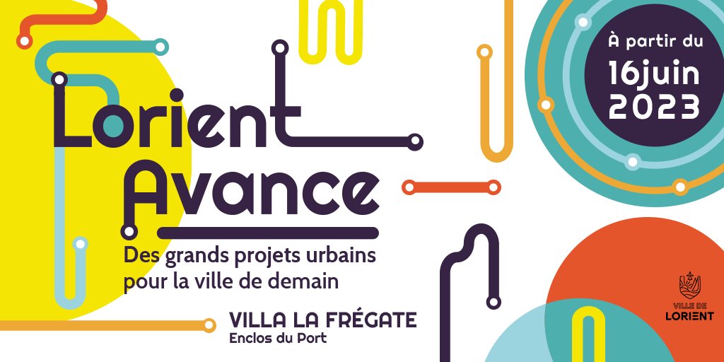 #Lorient avance 
Exposition des grands projets urbains pour la ville de demain. Chiffres-clés, enjeux, actualités, calendrier, esquisses, vidéos, maquette
🗓️ à partir du 16 juin 
📍villa La Frégate - Enclos du port
👉tinyurl.com/mr3zr7dj