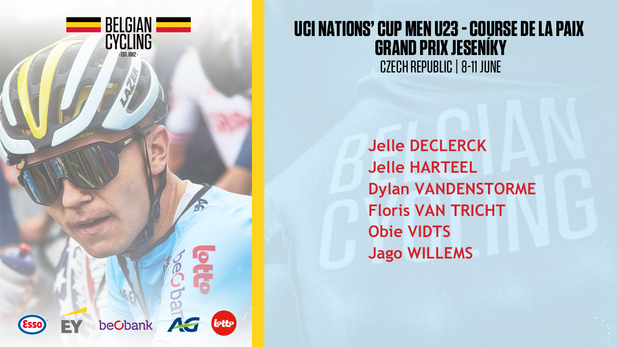 BELCyclingTeam's tweet photo. Always great to be back in 🇨🇿 to participate at the Nations' Cup Men U23 #CoursedelaPaix | https://t.co/M7hkSSDIq8

#ZávodMíru https://t.co/tlcxuA4I47
