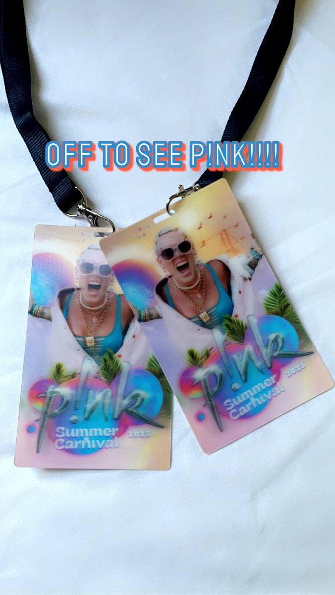RebeccaKenna89's tweet photo. Off to see P!INK tonight!!!! #CollectorTicket #Pink #summercarnival https://t.co/hIJWgGUTFh