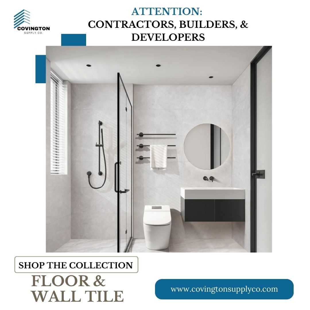 _CovingtonCo's tweet image. Elevate your projects with Covington Supply Co.'s Floor and Wall Tile Collection.  

Visit l8r.it/P1pG to get started.

#CovingtonSupplyCo #FloorAndWallTiles #ContractorsChoice #BuildersEssentials #DevelopersDelight #TileCollection #TransformSpaces #interiordesign