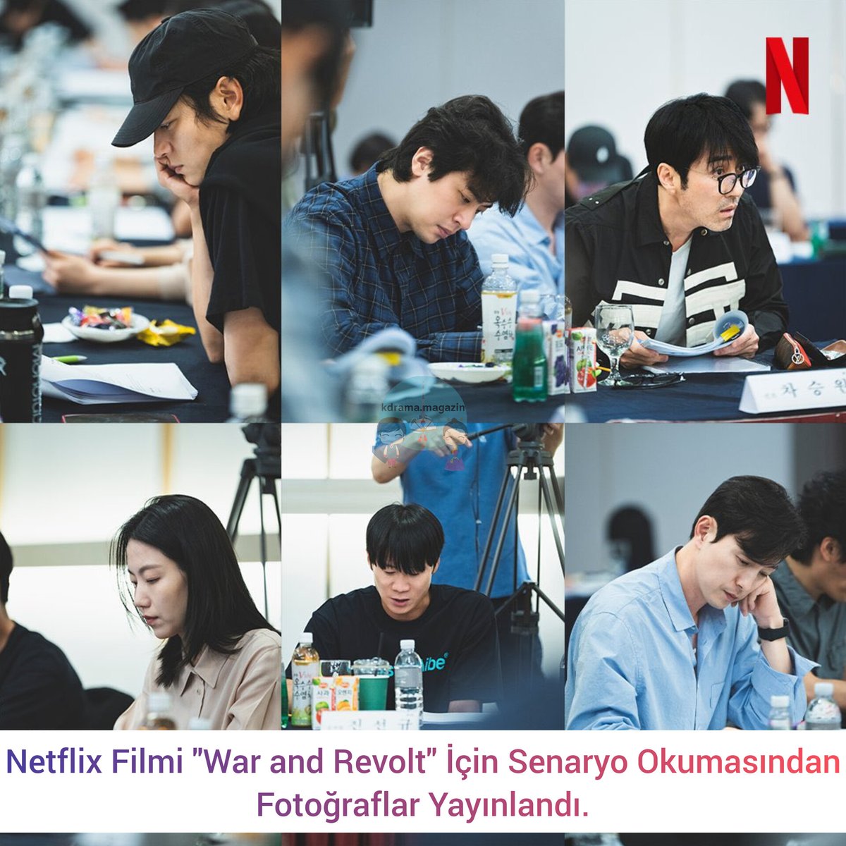 Netflix Filmi '#WarandRevolt' İçin Senaryo Okumasından Fotoğraflar Yayınlandı.

#KangDongWon #ParkJeongMin #ChaSeungWon #KimShinRock #JinSunKyu #JungSungIl #JeonRan

👉 #kdramamagazinsenaryookumaları