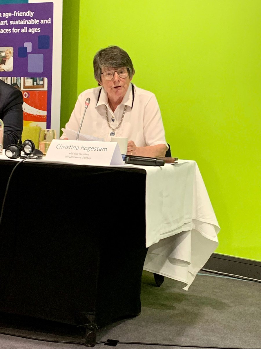 AGE_PlatformEU's tweet photo. 🗣️Christina Rogestam, @rogestam
"At AGE, we believe companies and the labour market greatly benefit from age-diverse teams+intergenerational cooperation from the innovation potential due to the diversity of profiles to the dissemination of knowledge and experience."
#AGEconf23 https://t.co/nh4Mu5KrVz