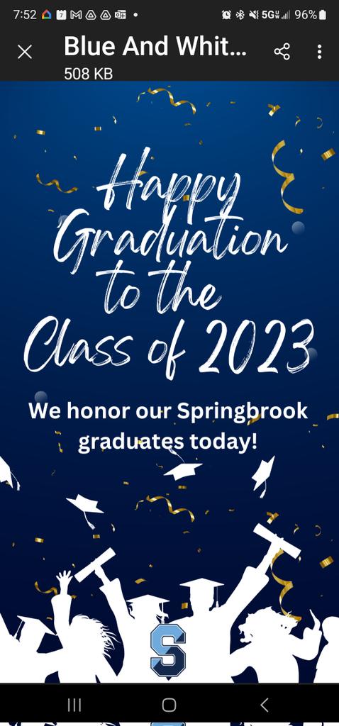 Today is an excellent day for celebrating our Springbrook High School graduates at UMBC! We can't wait
