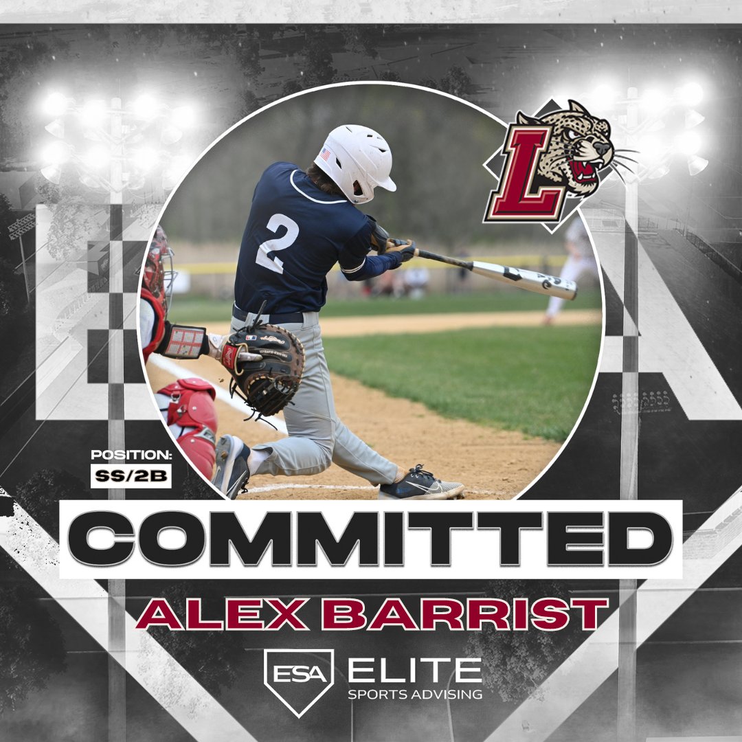 EliteSportsAdv's tweet photo. Another '24 commit locked in!

Congrats to @alex_barrist on making his commitment to @LafayetteBsbl! A scrappy, top of the order MIF that will make a big impact for the Leopards.

Congrats Alex!

#RDP | @j_murph35 | #EliteSportsAdvising https://t.co/6aIIOPR9d3