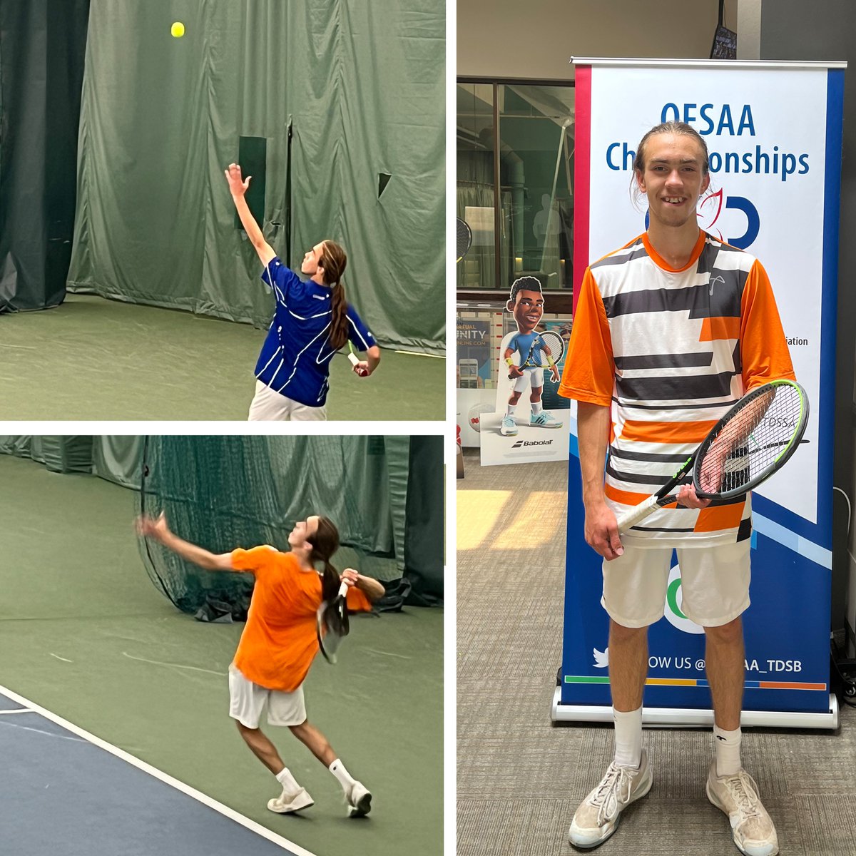 ES_GPVA's tweet photo. Ilya Ziborov, de l’école secondaire Georges-P.-Vanier a de nouveau participé au championnat de tennis OFSAA du 5 au 7 juin 2023. Ilya a fièrement représenté notre école et il est arrivé, cette année, parmi les 8 meilleurs joueurs de la province ! #esgpv #hamilton #ofssa https://t.co/XlDZsKxlu7