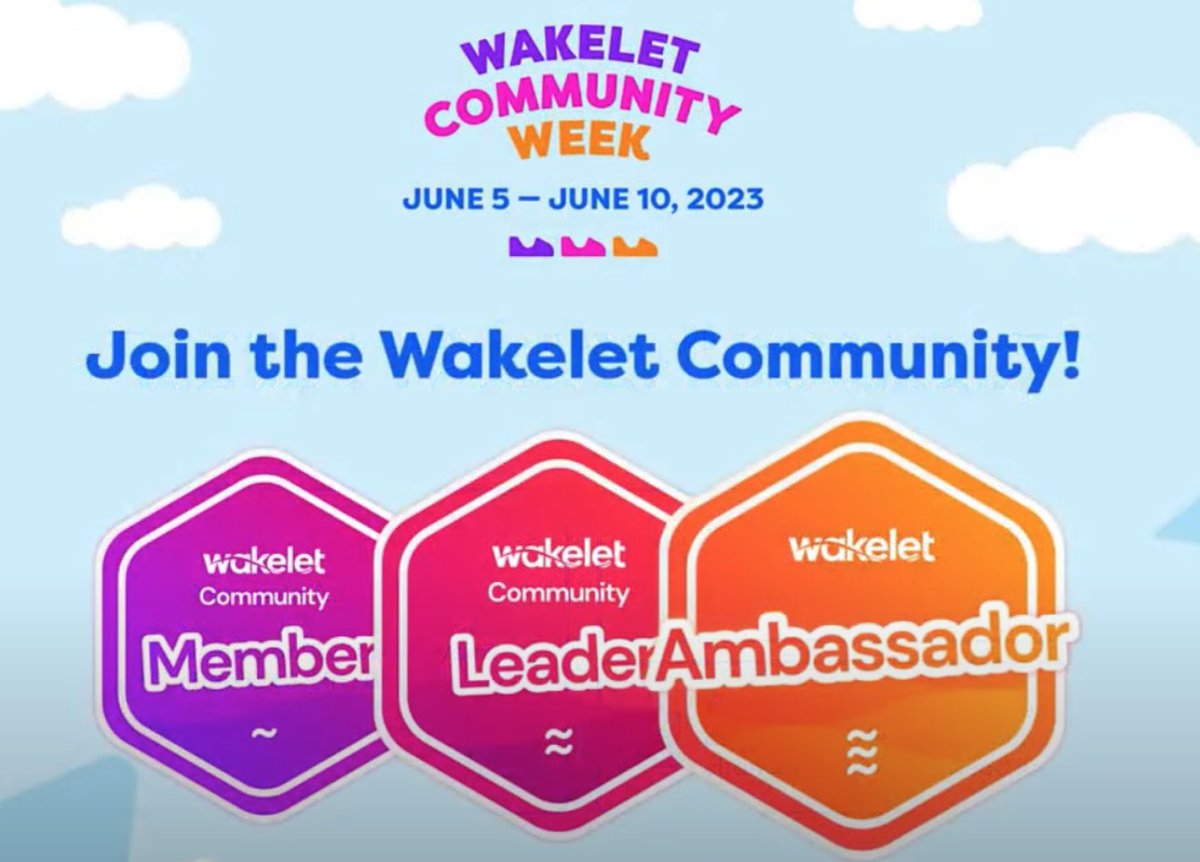 HeidiGoodin1's tweet photo. @wakelet Community Week is ALWAYS AMAZING!!! Check it out!!! #WakeletCommunityWeek  💙💙💙 https://t.co/V9QZ9Ri5k7