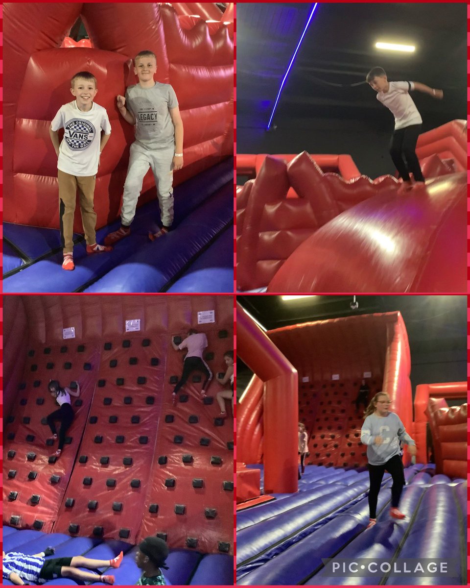 We have had an amazing time at Ninja Warrior UK Adventure Sheffield. We have LOVED every minute! 🥷 🍕🍟🤗 <a href="/MrsMcDMatthews/">Mrs McDermott & Mrs Matthews</a> <a href="/MrHowar51385789/">Mr Howard</a>