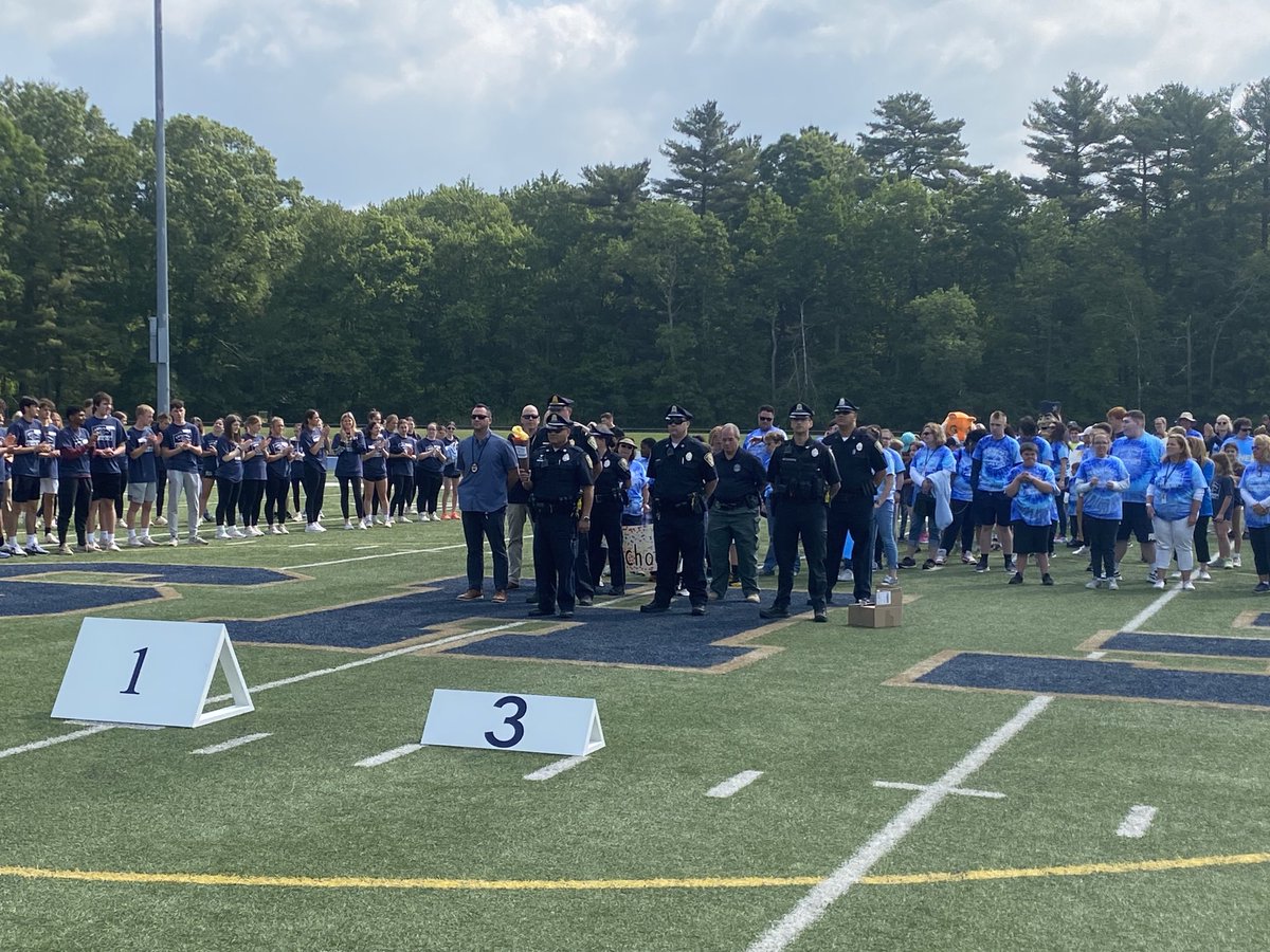 Open ceremonies of the Special Olympics Field Day!