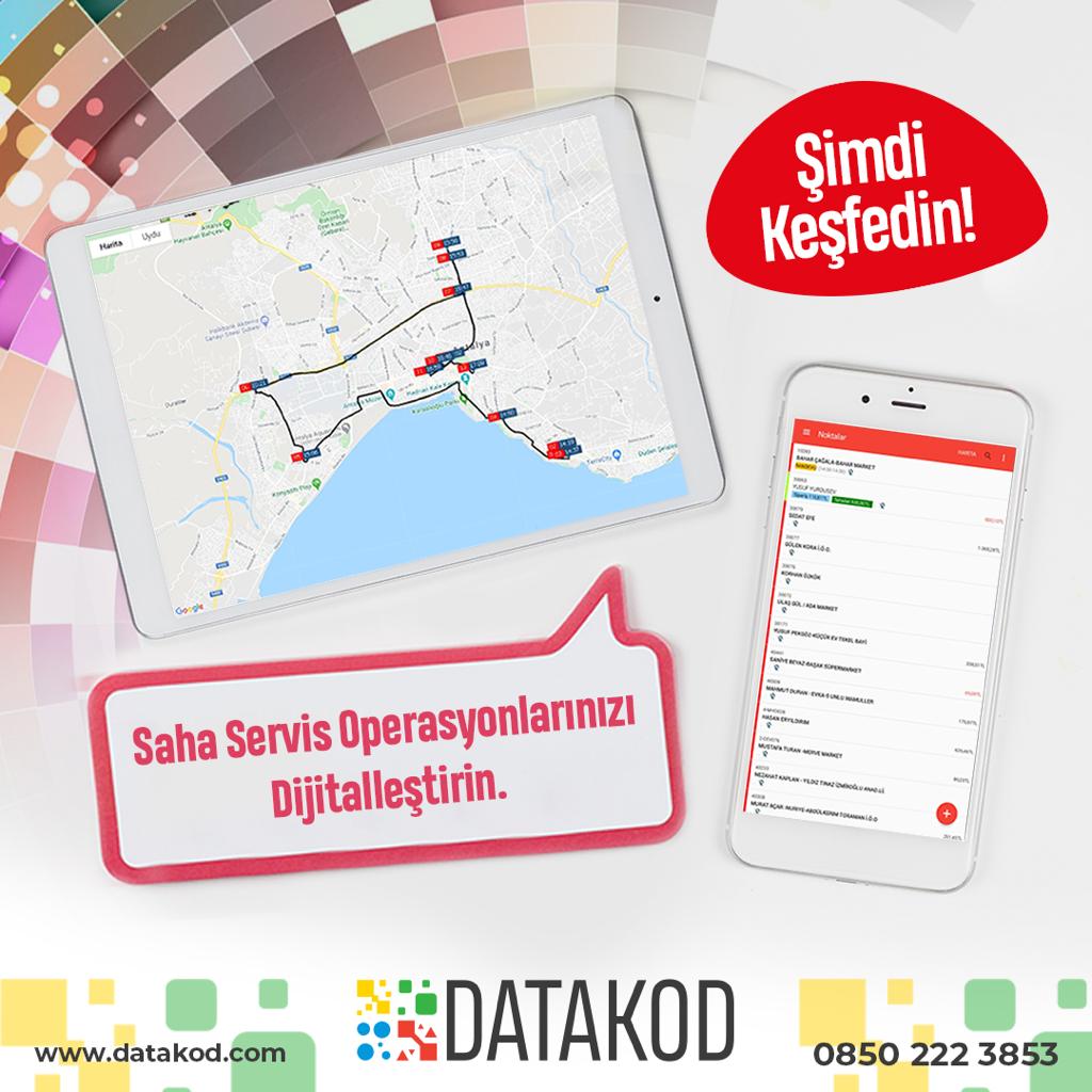 Saha Servis operasyonlarınızı dijitalleştirin.✅
Yeni nesil mobil cihazlarla uyumlu sistemlerimizle satış sonrası bakım, kontrol süreçlerinde tam hakimiyet sağlayın.

#businessintelligence #bakımonarım #sahaservis #satışgücü #süreçtakibi #sahaekibi #datakodnorthstar #datakod