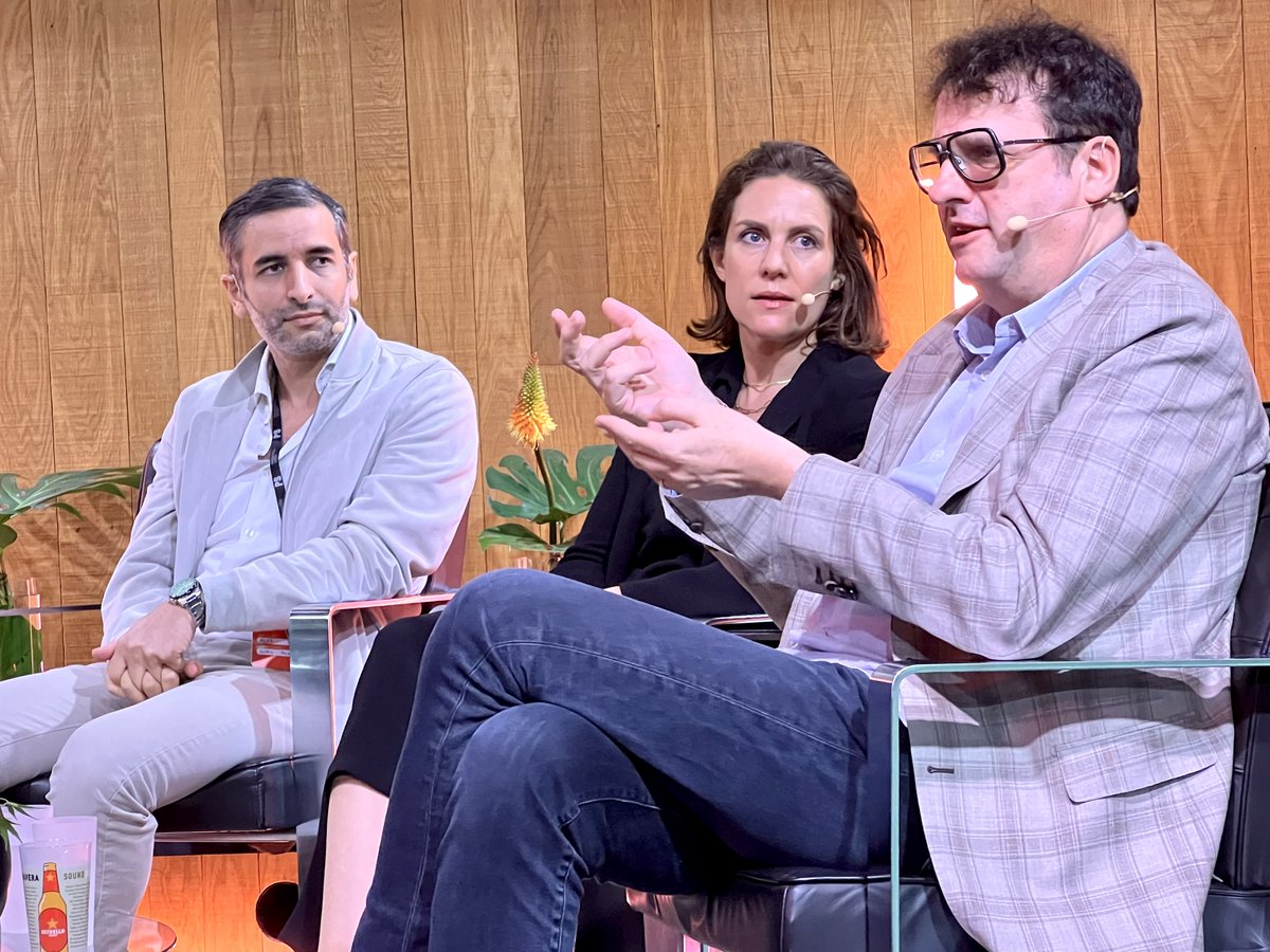 They earn money on the creativity of others by putting themselves between artist and consumer—artists don't have a direct consumer relationship. But w/ Web3 they can come together without intermediaries.

-<a href="/ingoruebe/">Ingø Rübe</a> <a href="/Kiltprotocol/">KILT Protocol</a> in conversation w/ <a href="/Ursulaok/">Ursulaok.eth</a> at Web3 Music Summit