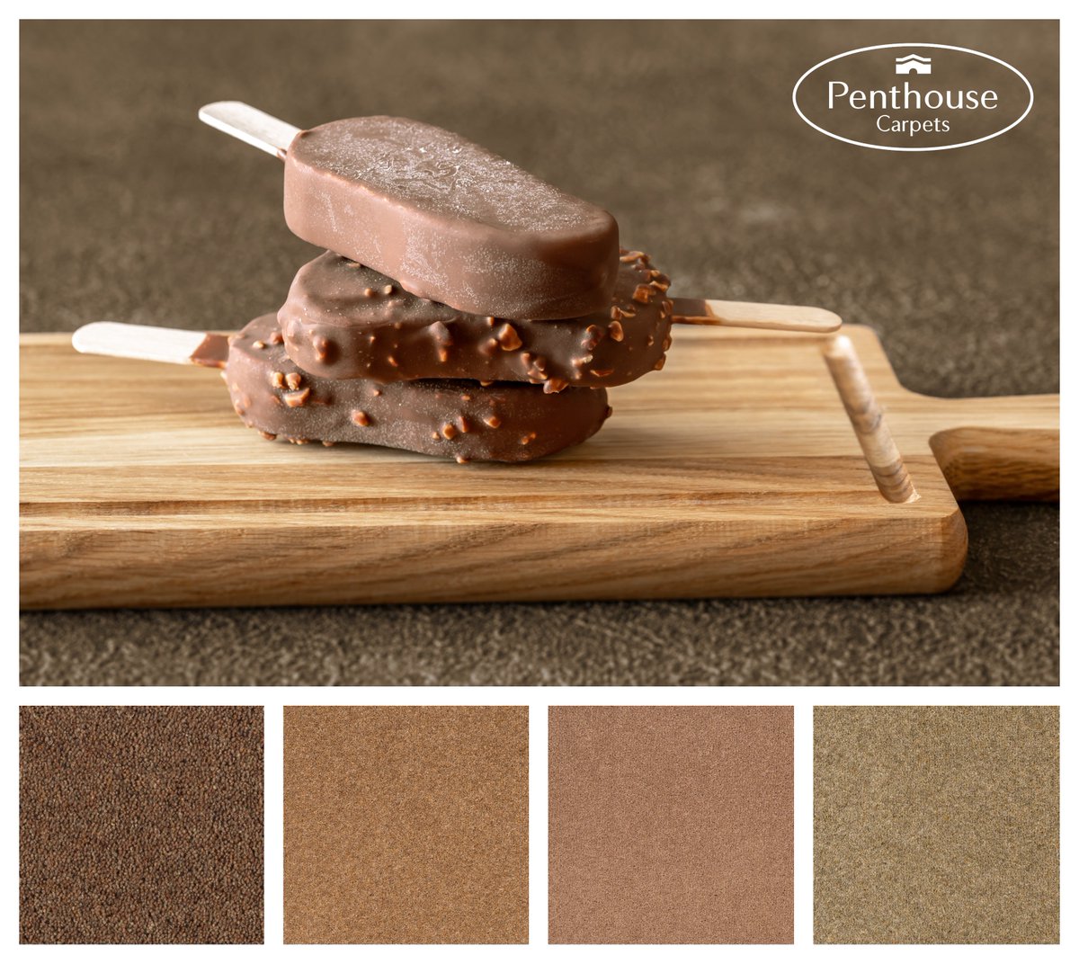 You may not realise it but the 7th of June is National Chocolate Ice Cream Day! Whilst you are cooling down on this beautiful sunny Wednesday with your favourite ice cream why not browse our selection of rich chocolate brown shades. #nationalchocolateicecreamday