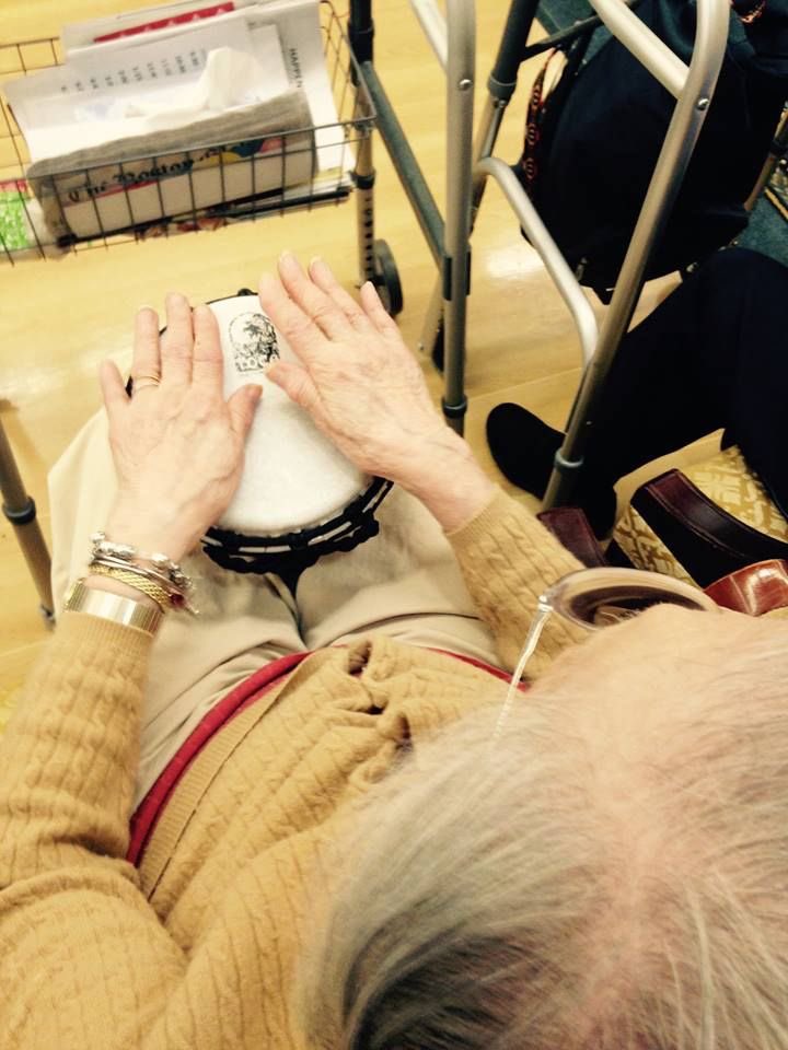 "Drumming is not just for the young, seniors are discovering the joys of rhythm and beats too! Studies show that drumming can improve cognitive function and reduce stress in seniors. It's never too late to pick up a drum and start jamming! 🥁🎶 #seniors #drumming #musictherapy