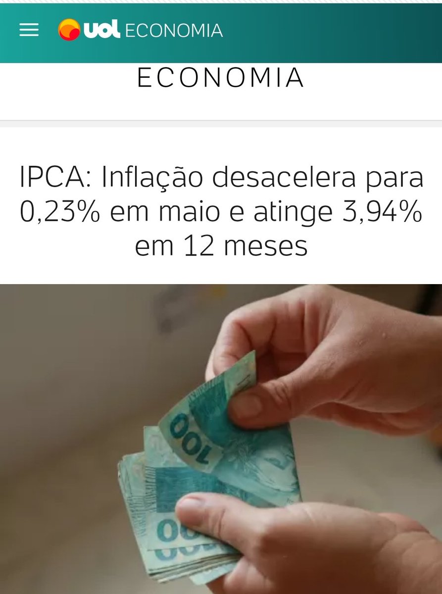 cesarcalejon1's tweet photo. Eu não gosto de "narrativas" ou fanatismos que elegem "mitos". Portanto, vamos aos fatos 👇 Sexto mês do governo @LulaOficial: PIB BATE RECORDE NA SÉRIE HISTÓRICA E A INFLACÃO É A MENOR EM 3 ANOS. Isso sem contar a agenda social, políticas afirmativas etc. Faz o L. https://t.co/hSaz9tHFbS