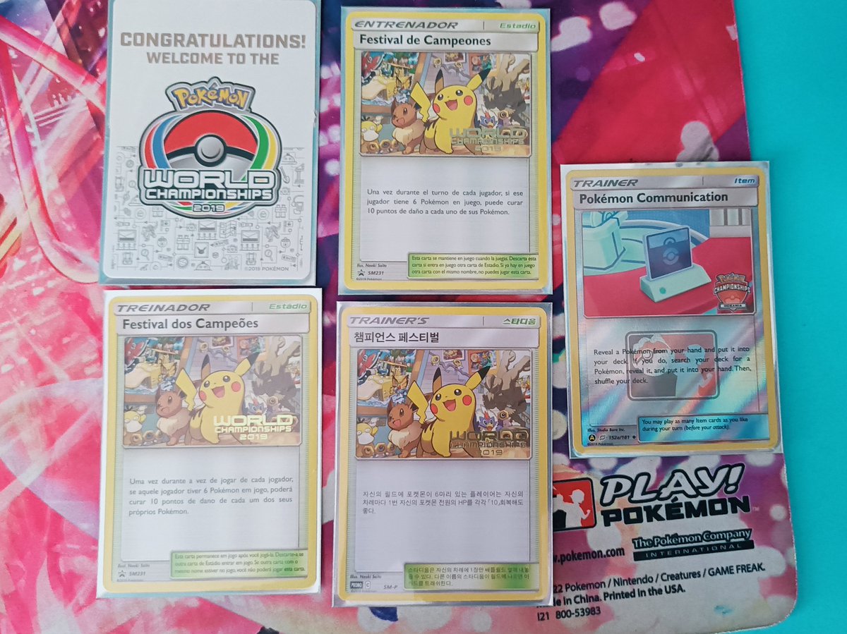 I'm trying to sell these cards from WCS 2019 and OCIC 2020, I don't have the full set. If you are interested DM me