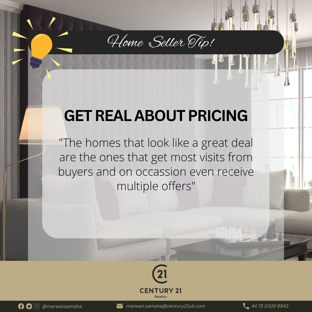 Want to know more tips? Leave us a message: reality@century21uk.com

#century21realestate #century21reality #realestate #uk #realestatetips #homesellers #homebuyer