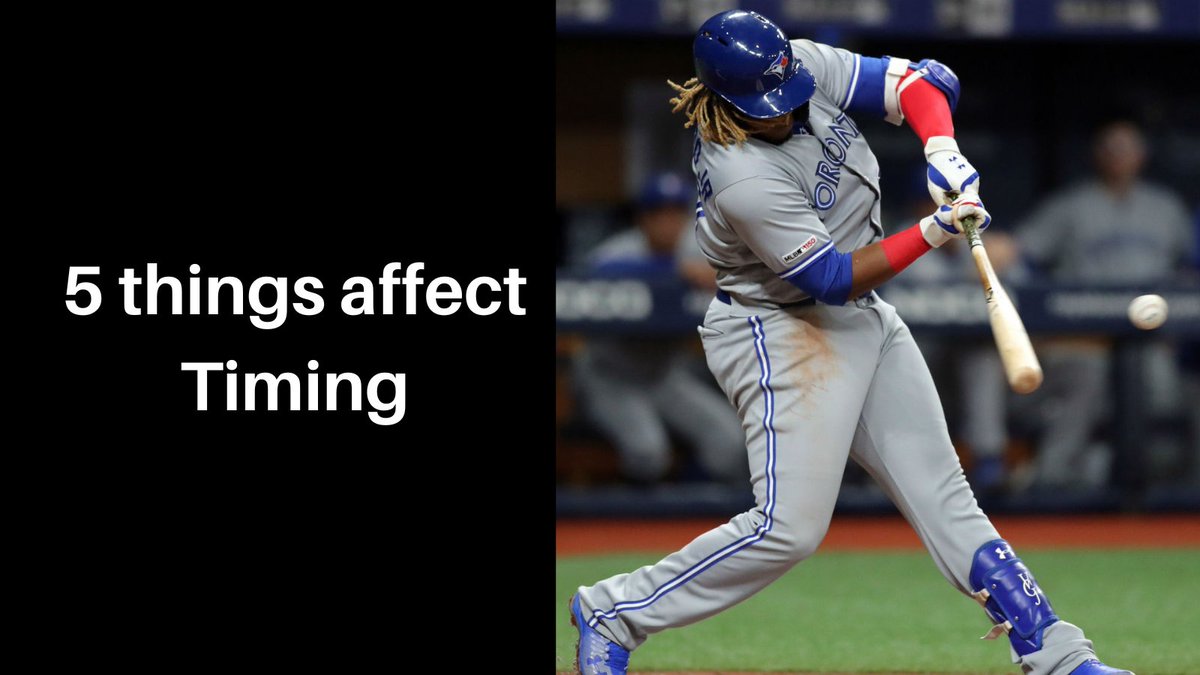 5 things affect timing

1. Vision
2. Intent 
3. Stance 
4. Strength 
5. Movement 

Let's talk about all 5: