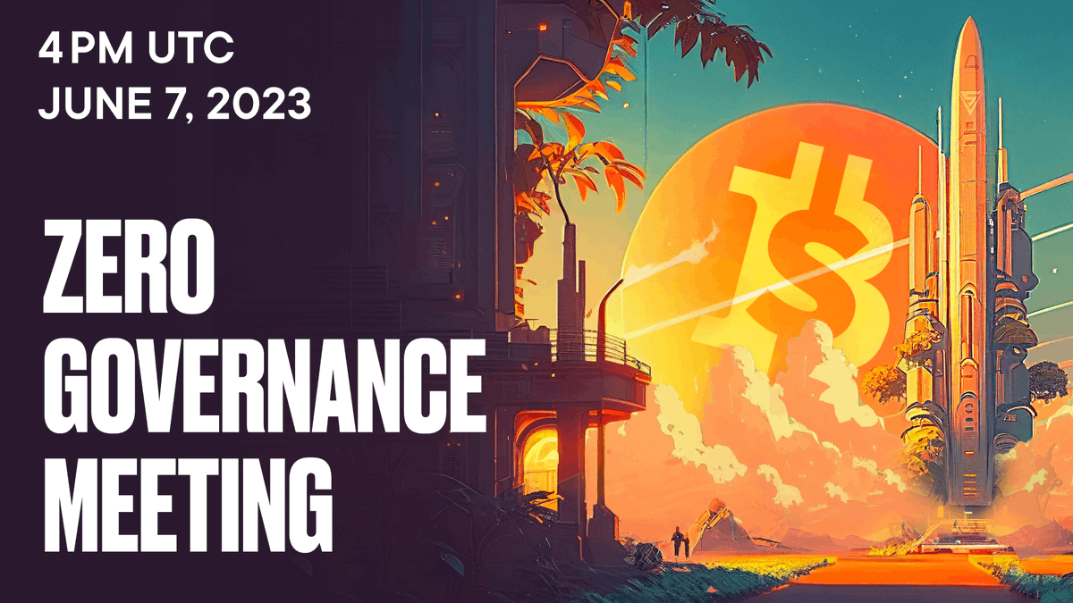 Are you ready for Zero Governance Meeting?

It will take place on <a href="/SovrynBTC/">Sovryn | DeFi for Bitcoin</a>' s Discord voice channel in about 1.5 hrs. 

If you are interested in the latest DLLR metrics and/or want to share some of your ideas - this is the place to be! 

discordapp.com/channels/72967…