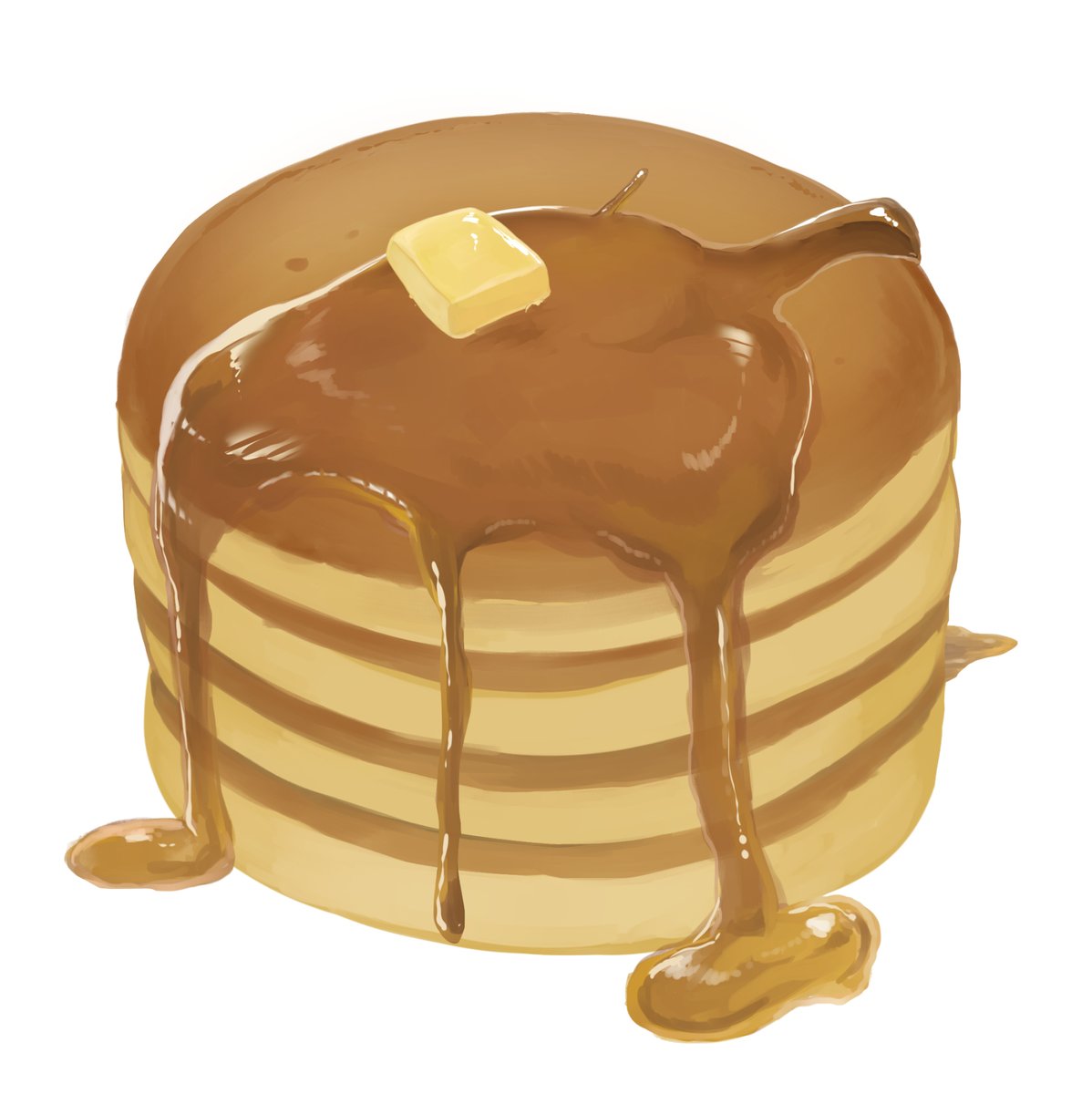 「シャドウバン対策にホットケーキがいいと聞いて描きました」|ティラノりんこ🔞4/23 叡大祭オンラインのイラスト