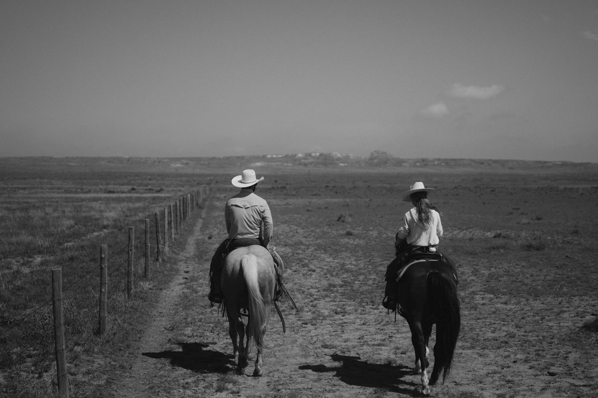XITRanch's tweet photo. You, who are on the road
Must have a code that you can live by
And so, become yourself
Because the past is just a goodbye
Teach Your Children - Crosby, Stills, Nash & Young
#xitranch #tenintexas #cowboycode #ranchlife #cowboy #cowgirl #fatheranddaughter #forlandforlife https://t.co/SDk9r9NyFB