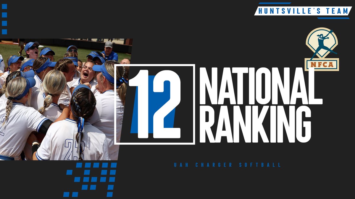 UAHChargers's tweet photo. The GSC champs end 2023 ranked No. 12. https://t.co/3iVqOxv3Ll