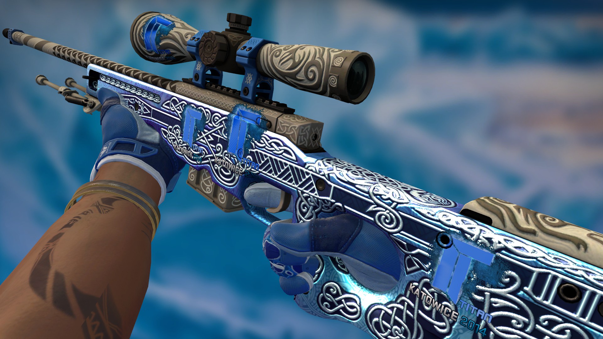 Maroko on X: "Of the 12 AWPs with 4x Titan Holos applied this FN AWP |  Gungnir with 4x Titan Holo Kato 14 Stickers is my favorite.  https://t.co/J2J1DLohJh" / X