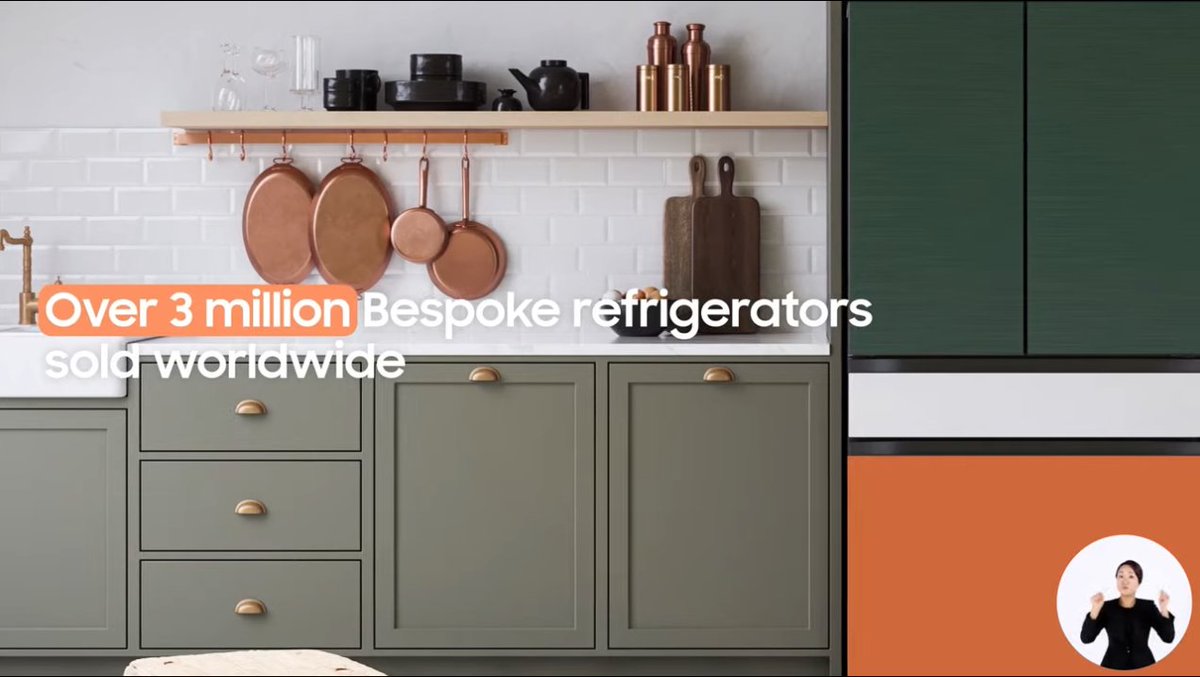 aleon1969's tweet image. Con más tres millones de refrigeradores BeSpoke vendidos, nuevos lectrodomésticos, uso de IA y posibilidad de personalizar diseños la línea #BESPOKELife2023 de @samsunglatin apuesta fuertemente al rol del diseño en el mercado de los electrodomésticos