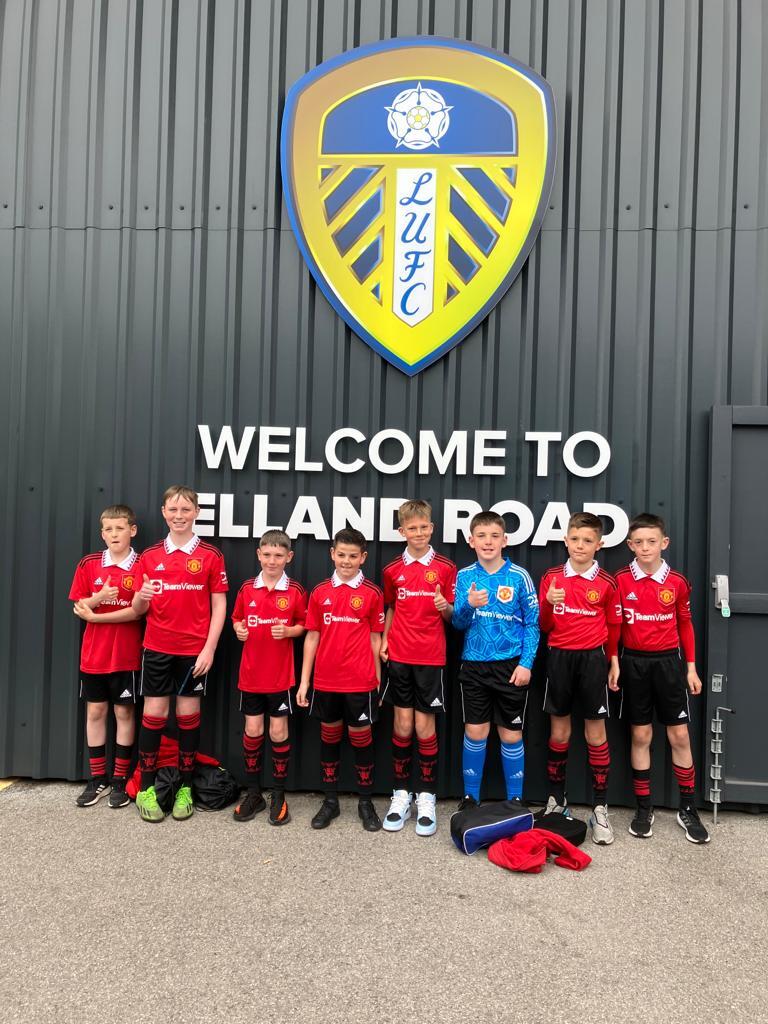 MU_Foundation's tweet photo. Pupils from @AllSaintsTraff and @CadisheadP represented us yesterday in the competition 🔴

You've all done us superbly proud with your effort, we hope you enjoyed the experience 🤩

#PLPrimaryStars https://t.co/fS57ks7bfU