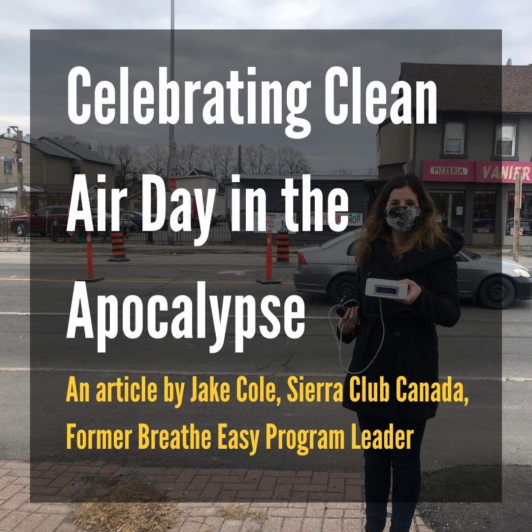 "People should not be spending any time outdoors right now unless they absolutely have to. And if you have to go outside you should get out one of your Covid masks to wear when you're out there."

Read more: sierraclub.ca/en/2023-06-07/… #CleanAirDay #CleanAirDay2023 #CleanAirDayCanada
