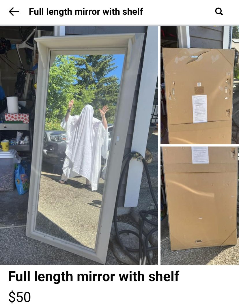 DangIt_grace's tweet photo. Obsessed with this mirror for sale on Facebook marketplace https://t.co/RZZI8gAWSo