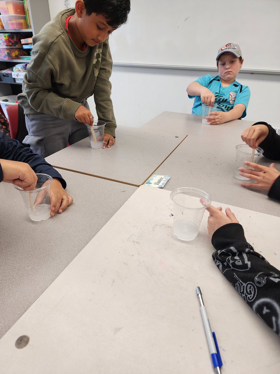 jmbrace22's tweet photo. @SuperNOVAatDal came in to teach us about the 3 states of matter! The Grade 2/3s had a great time learning about molecules, density, solids, liquids and gas. 

Today, we mixed a few substances to make a chemical reaction...see the next few posts for the reveal! @egwps https://t.co/ERjUYW7e7m
