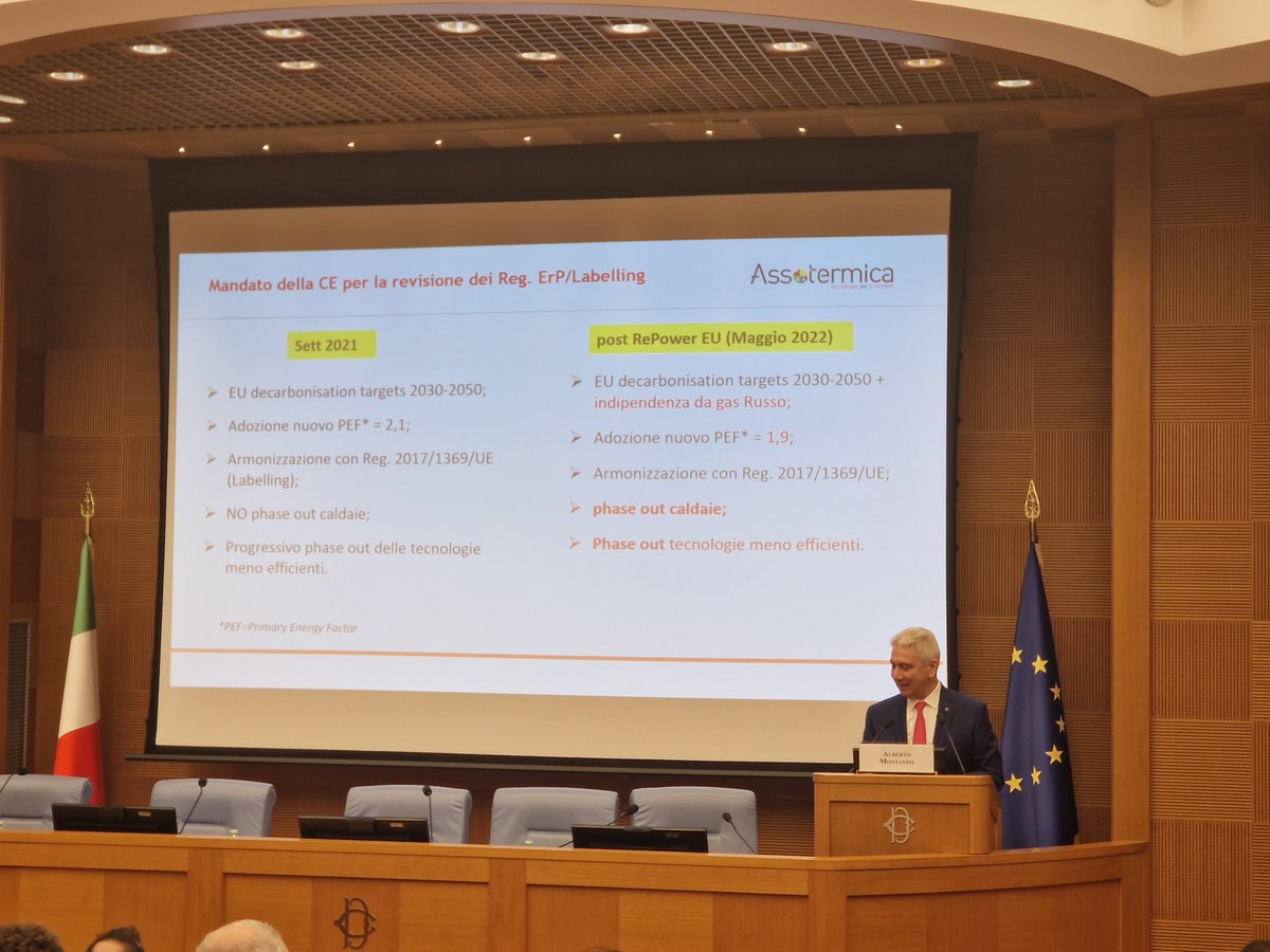 ENERGIA, L’UE ADOTTI LA NEUTRALITÀ TECNOLOGICA PER LA DECARBONIZZAZIONE

È questa la richiesta avanzata nel corso dell’evento “La #decarbonizzazione dei consumi domestici: tecnologie multienergy per un futuro sostenibile” che si è tenuto oggi a Roma.