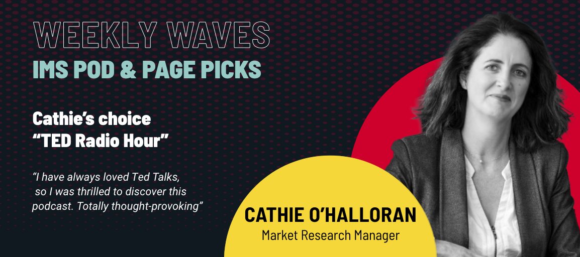 WEEKLY WAVES  

This week's choice TED Radio Hour comes from <a href="/cathieoh26/">coh</a>, our Market Research Manager.  A weekly show  inspired by the world -renowned TED talk stage.     

Check out Cathies pick:   npr.org/podcasts/51029…

#weeklywaves #b2bmarketingagency