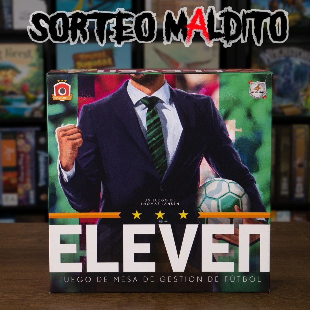 🔴SORTEO🔴

Con motivo del lanzamiento de Eleven os proponemos un nuevo #sorteomaldito !!🎉🎉
Para participar debéis:
🔺Sigue la cuenta <a href="/MalditoGamesES/">Maldito Games</a> 
🔺Retwittear
🔺Menciona 3 personas con las que jugarías
Anunciaremos la persona ganadora el 13/06/23 ¡Mucha suerte!