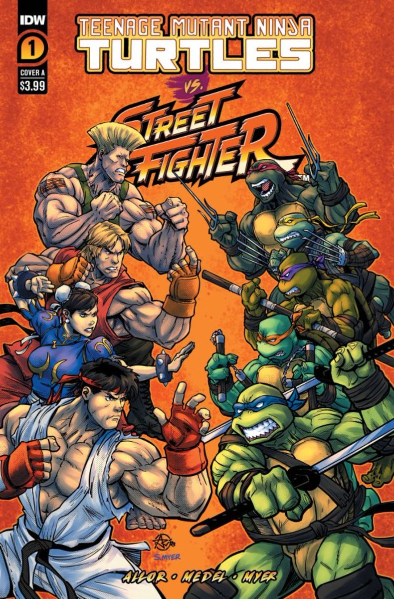 Comic Review: Teenage Mutant Ninja Turtles vs. Street Fighter #1 (IDW Publishing) bit.ly/45RcC2M @antdujar94 @IDWPublishing @PaulAllor @arielmedelart  #sarahmyer @eDukeDW @tmnt #tmnt #streetfighter #IDW #newcomicbookday #NCBD #NewComicsDay #reviews #review #comicreview