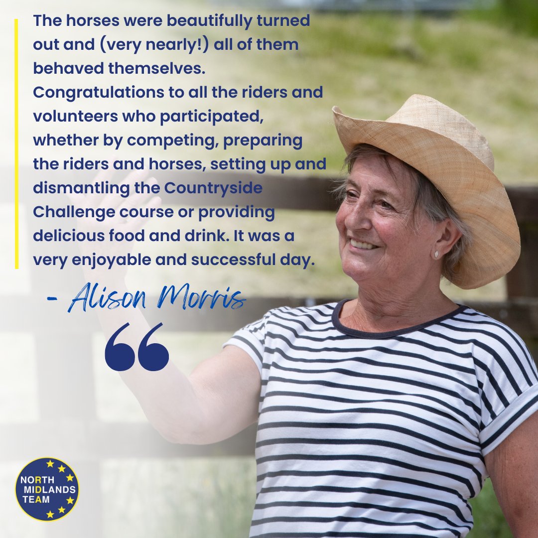 North_Mids_RDA's tweet photo. Our Countryside Challenge judges Alison & Doug join us at the North Midlands Regional Countryside Challenge Qualifiers on Monday and shared their thoughts with us ๐ด๐๐ณ๐ฌ
#RegionalQualifiers #NorthMidlands #CountrysideChallenge #Judges #Quotes
@RDAnational l @nigekirby https://t.co/tStVDDG6bk