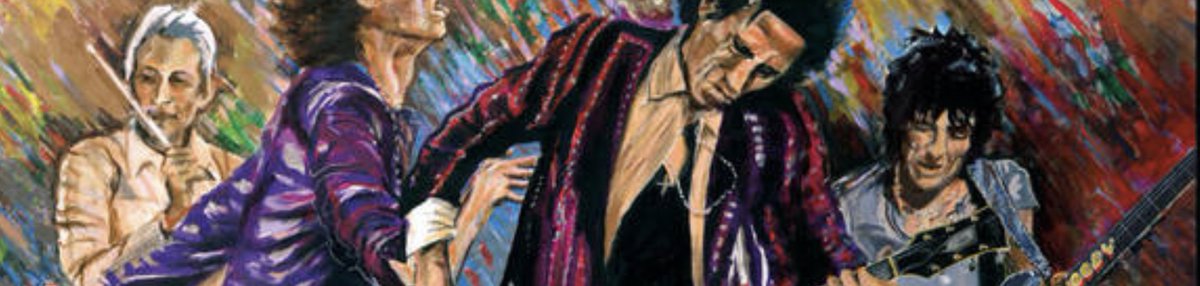 MusicAid's tweet image. MUSICAID.ORG celebrates its 25th anniversary this year. This original artwork by @ronniewood entitled 'Stones On Stage' was donated to the MusicAid launch in 1998. Good causes, powered by music. Visit musicaid.org to find out more. #musicaid