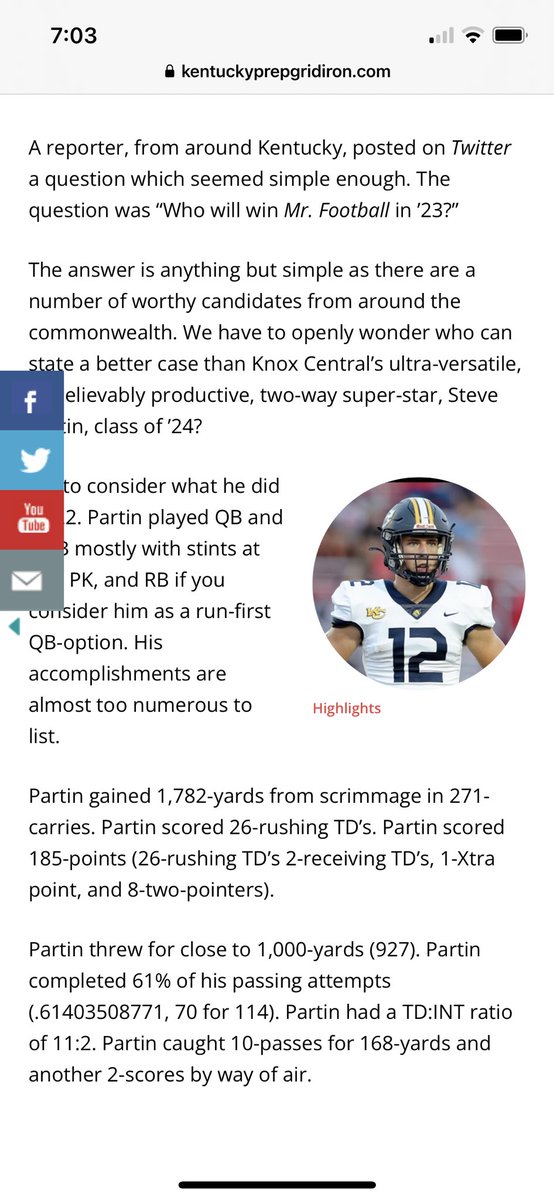 PartinSteve's tweet image. Very good write about @StevenPartin by  Fletcher Long