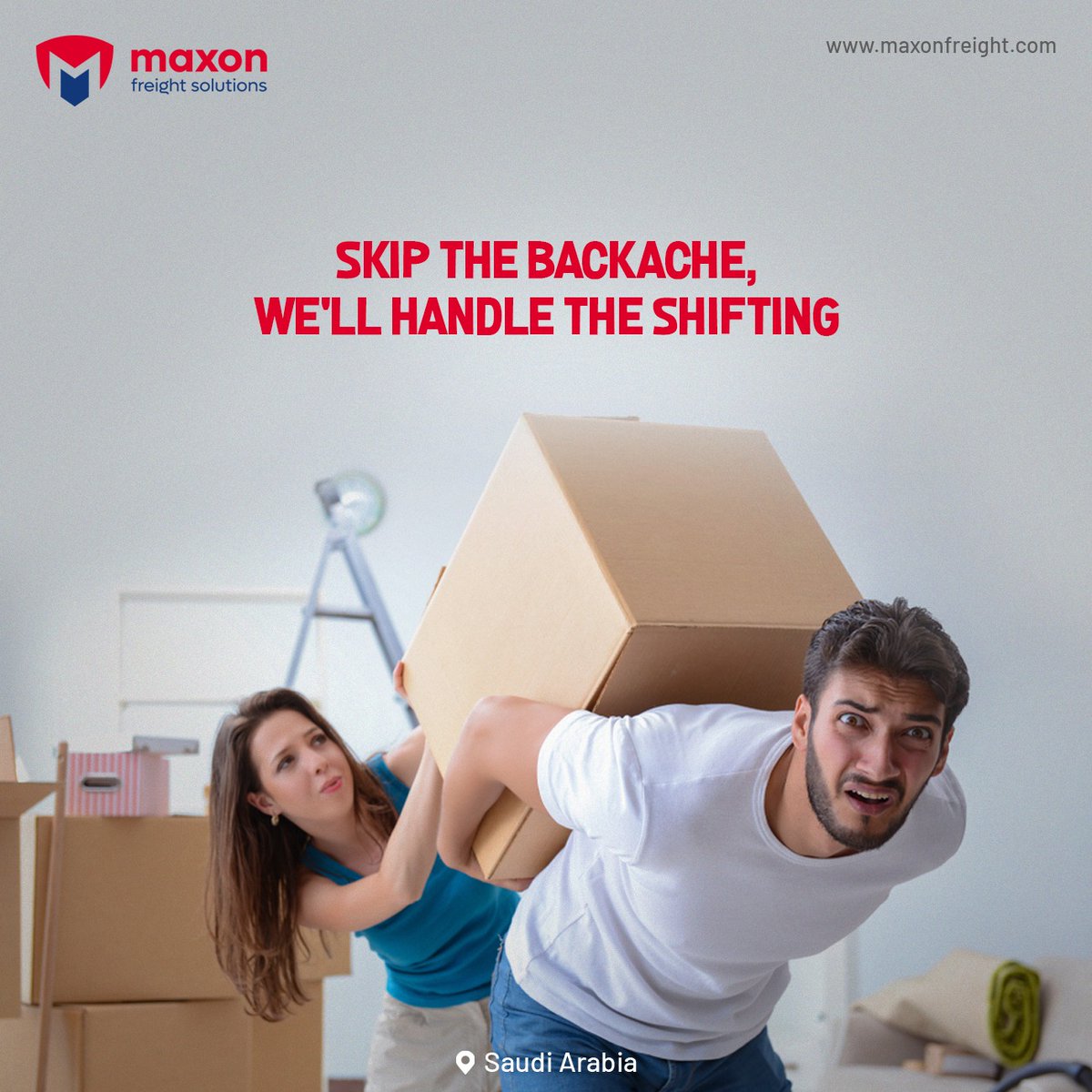maxonfreight's tweet photo. 📦 Moving to a new place? Let us take care of the heavy lifting from packing to shifting to the new place while you sit back and relax! 🏠

#maxonfreightsolutions #maxon  #saudiarabia  #transportation #moversandpackers  #KSA #saudi  #moversinsaudi    #RelocationExperts https://t.co/mQaESHCHjJ