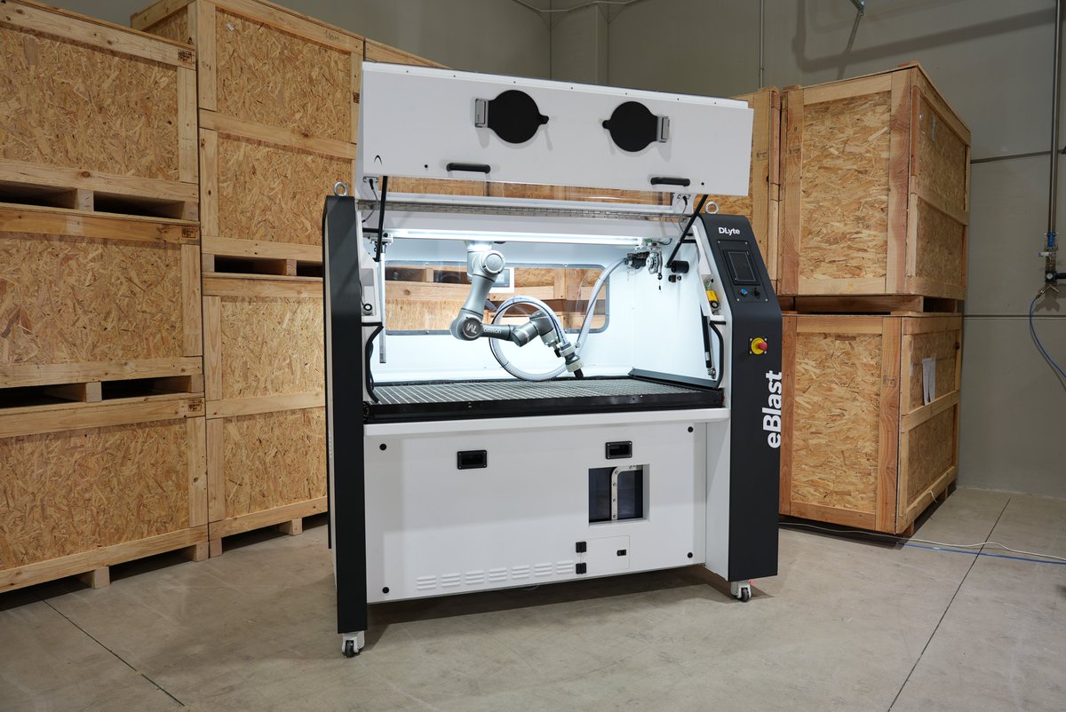 Gpainnova's tweet image. @GPAINNOVA&apos;s CEO, @PSarsanedas is attending @RoboticsInvest 2023 in #Boston. At 3 PM (local time, UTC-4), he will be given a speech on the #robotization and #automation chances linked to #DryLyte and #DLyte #eBlast.

#polish #polishing #automation #manufacturing #RoboticsInvest