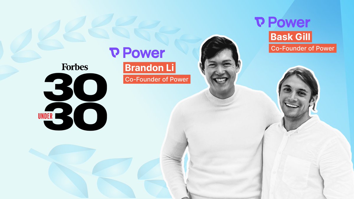 Congratulations to CRV backed founders <a href="/heybask/">Bask ⚡️</a> and <a href="/brandonhli/">Brandon 🎉</a> of <a href="/withpowerhq/">Power</a> for making this year’s <a href="/ForbesUnder30/">Forbes Under 30</a>. forbes.com/30-under-30/20… #CRVVC #PowerToThePatient #ForbesUnder30