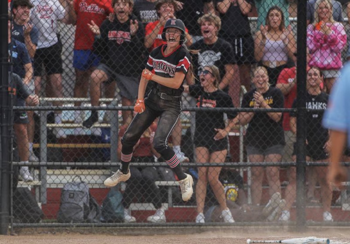 shelbdyer12's tweet photo. Not the way we wanted things to end but what a season. Thank you to all my teammates for all of the fun memories! I had the honor of being named MVP for the South Group 4 Post Season. Thank you Kingsway Athletics for everything! @Dragons_AD @SoftballRider @bybillevans https://t.co/l1iJu0p80g