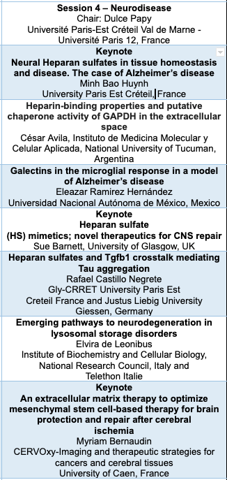 Look at Session 4 #Neurodisease 7th Latin American Glycobiology Congress. Free Register: cidc.uaem.mx/7th-latin-amer…… #glycotime #neurology #Alzheimer