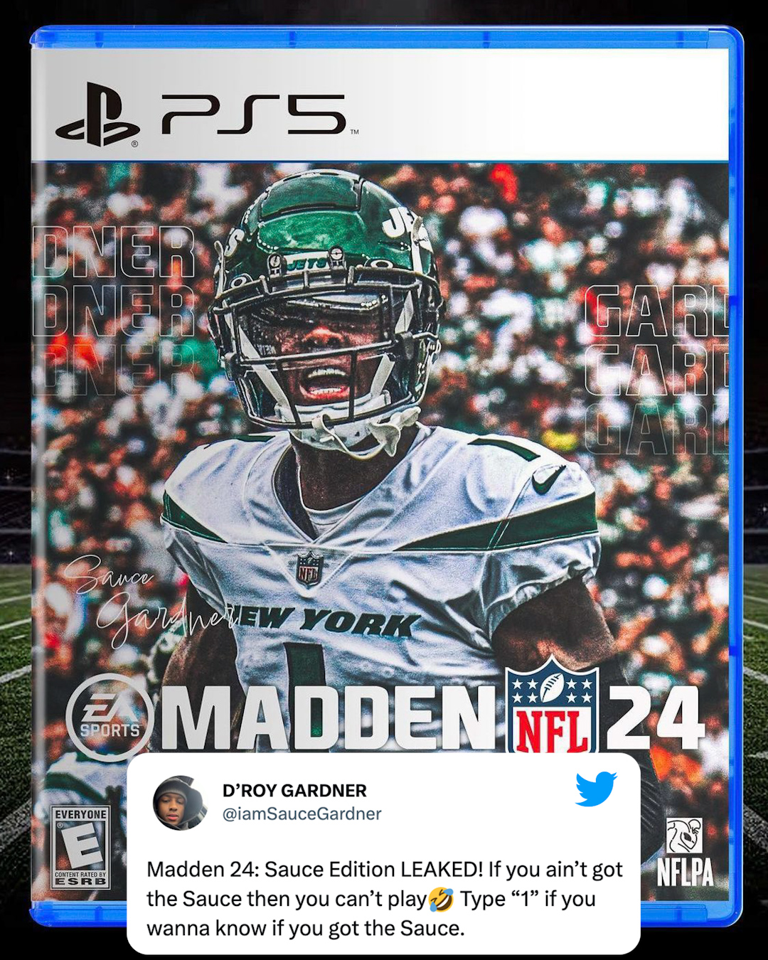 NFL on ESPN on X: Sauce wants in on the Madden cover 