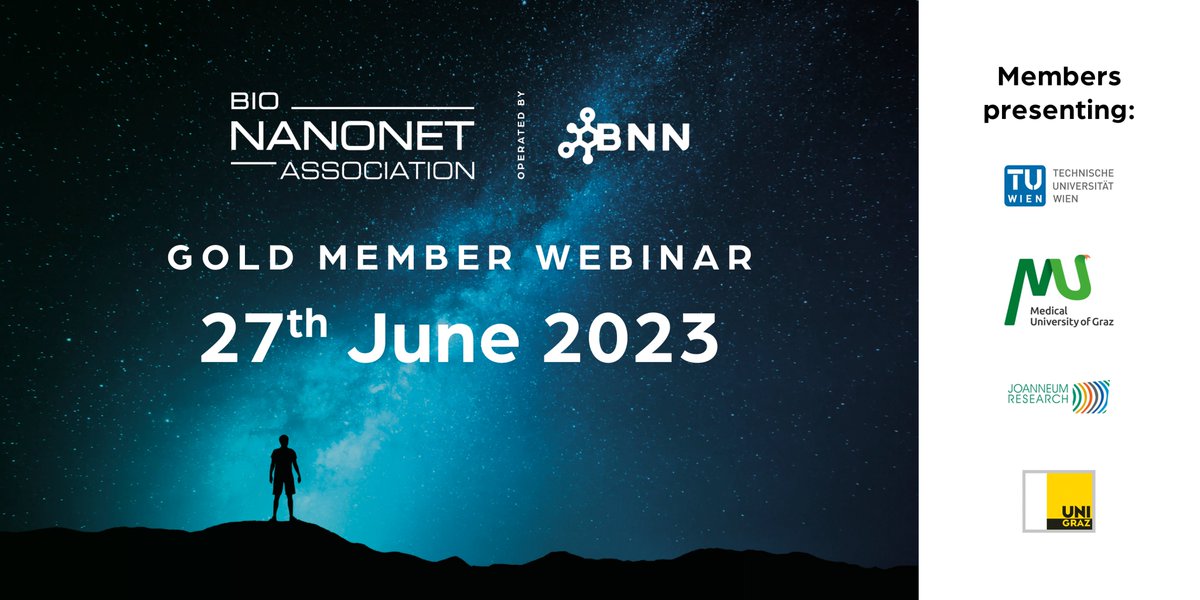 bionanonet's tweet photo. 📢 Save the date for our upcoming #BioNanoNet Gold Member Webinar on 🗓 27 June from 13:00-14:30 CEST. Our members will discuss the topic “Leveraging New Technologies for Societal Impact”.
✍️Register now: https://t.co/zbi6yG3Lt3 https://t.co/NTdh0UsB51