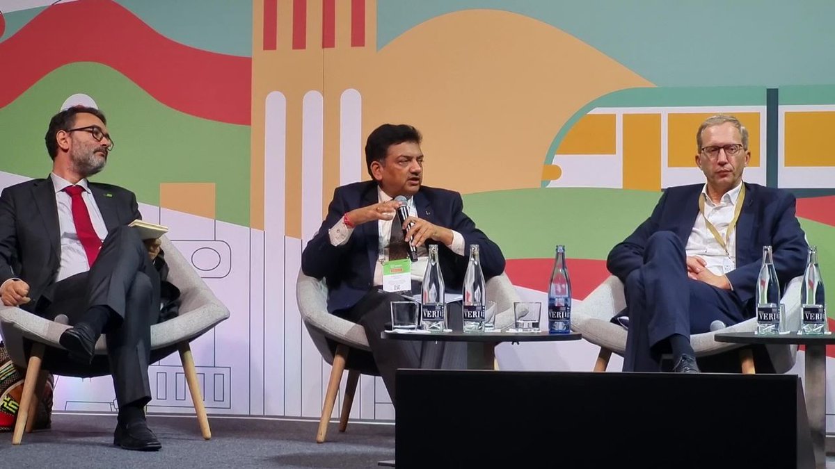 VKS_irse's tweet photo. Recently, got to speak at UITP Global Public Transport Summit at Barcelona, Spain. It was exciting to exchange ideas with expert panelists from diverse domains. I shared my perspective on ‘Connecting cities to their hinterland: The Evolution of Regional and Suburban Railways’. https://t.co/8LLk8O2pz2
