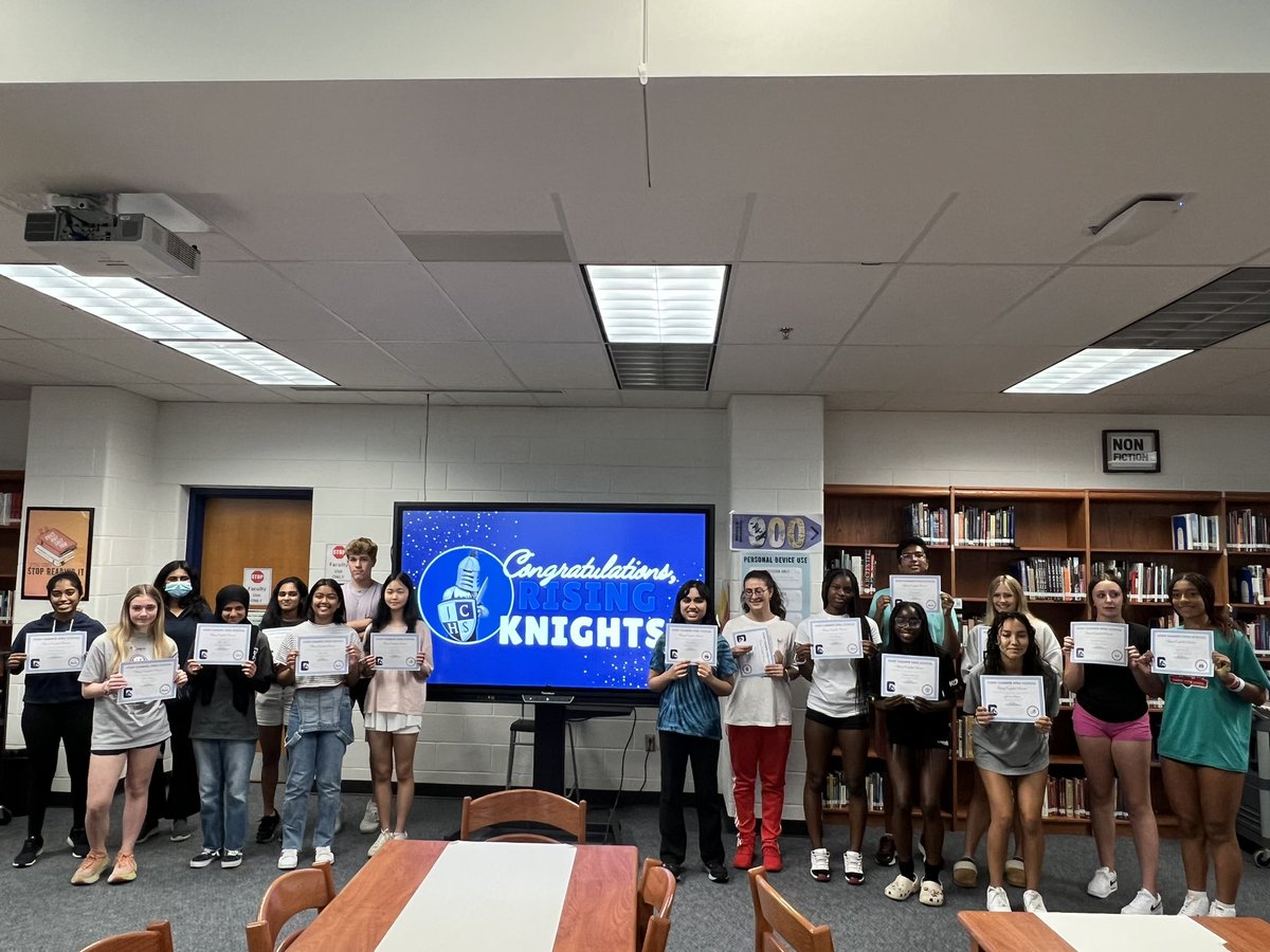 Congratulations to our final round of Rising Knights for the 2022-23 school year @JohnChampeHS @sdavis1908 @AlyciaHakes @SolomonTWright1 @Tara_Woolever @TheChampeAD @ChampeKinz