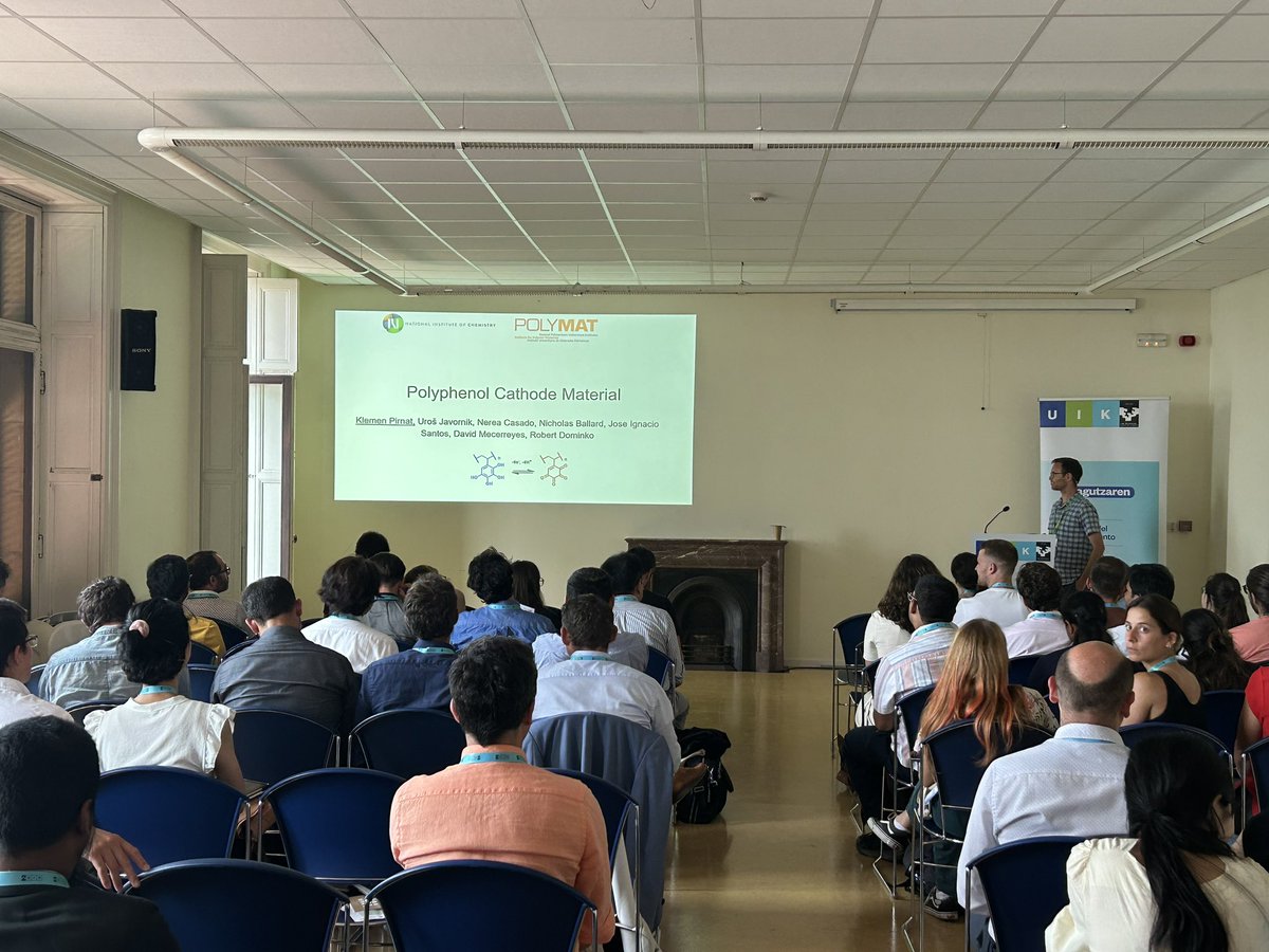 We just finished with great presentations from Ji Eon Kwon from KIST (Korea) and Klemen Pirnat from the National Institute of Chemistry (Slovenia). Pushing for nature-derived and sustainable electrode materials! Thank you both🌱